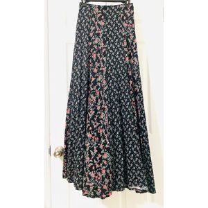 American Rag Boho Floral Maxi Skirt Size M